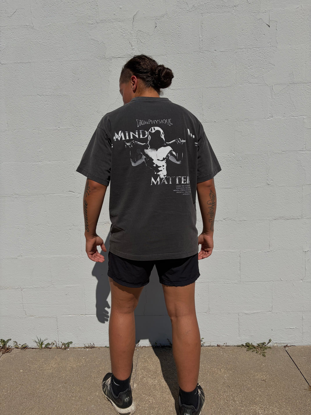 MIND OVER MATTER - 'Ash Grey' Tee