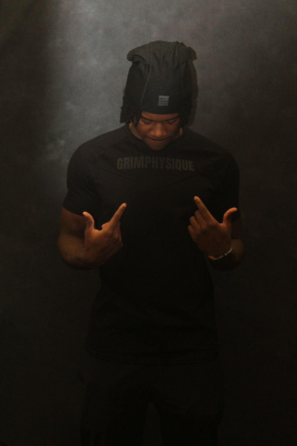 GRIMPHYSIQUE Signature Series Tee - Black Text Edition