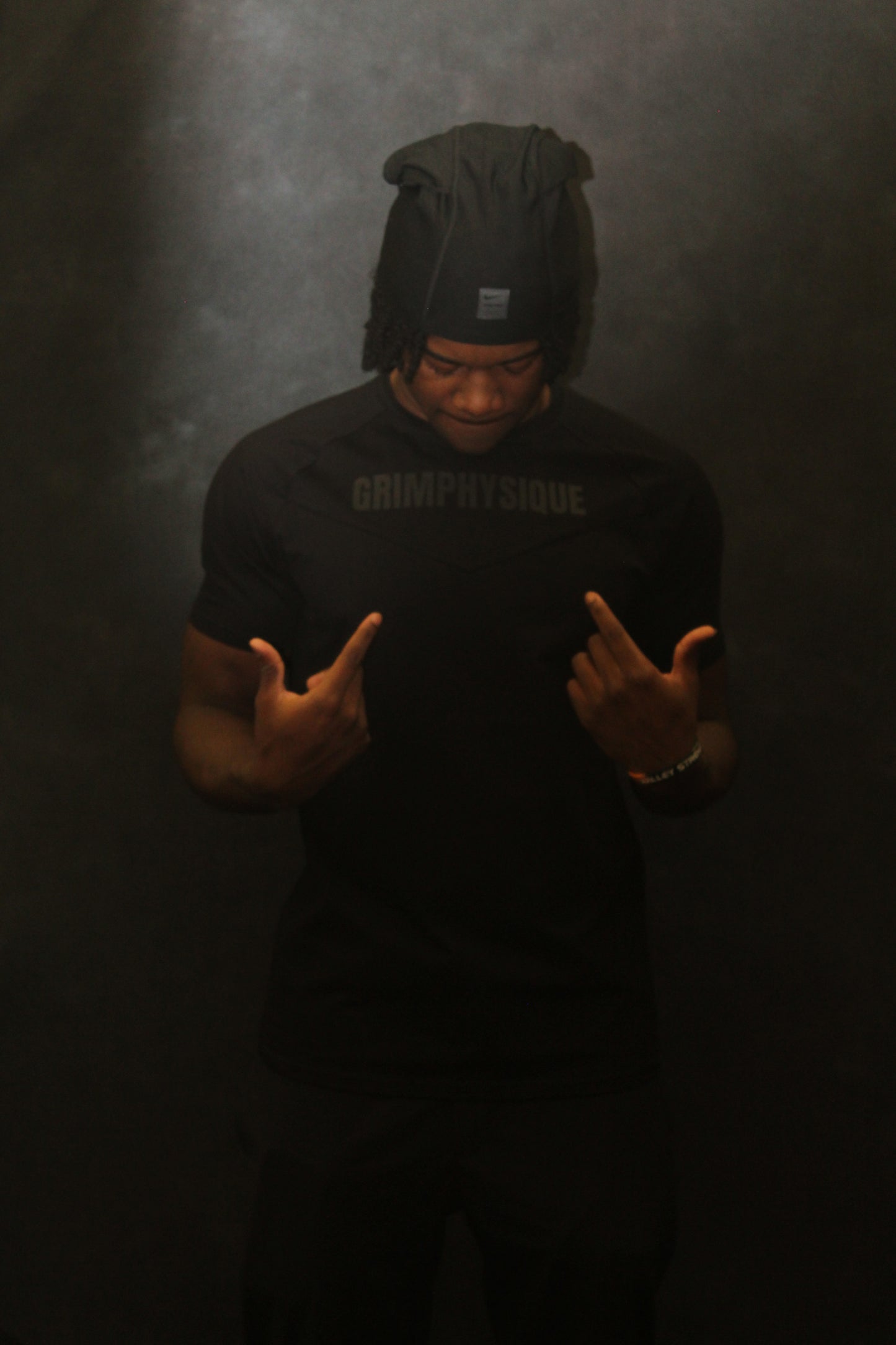 GRIMPHYSIQUE Signature Series Tee - Black Text Edition