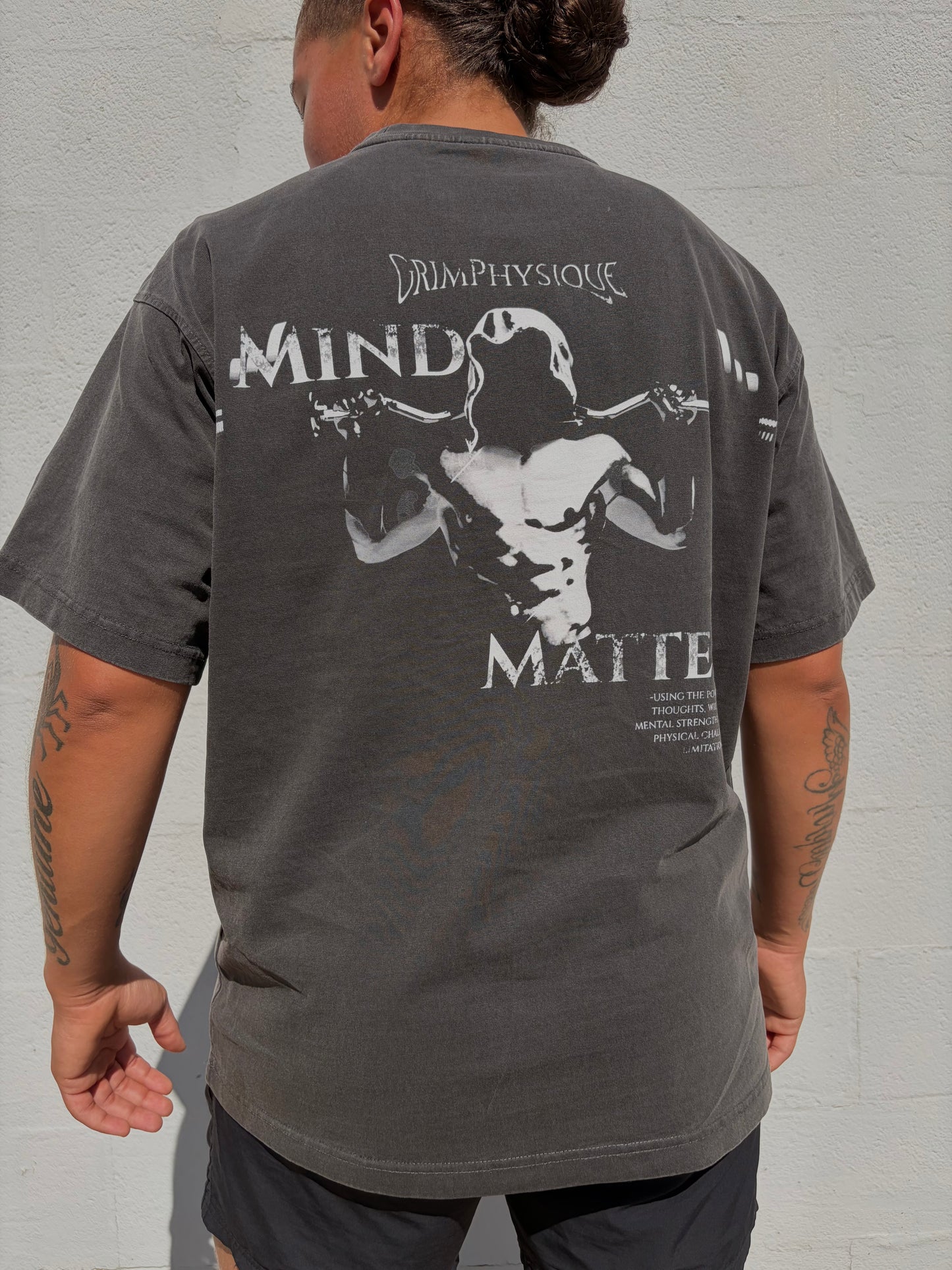 Mind Over Matter - 'Ash Grey' Tee
